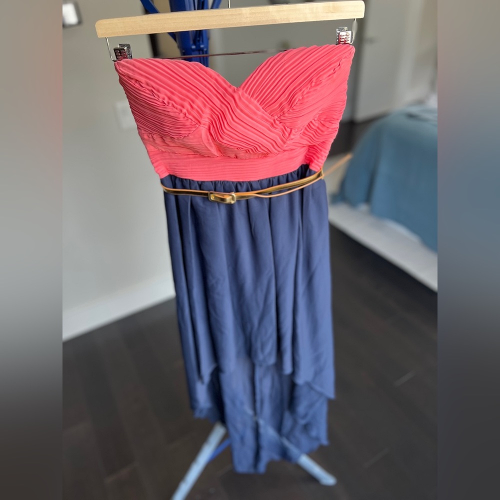 Jodi Kristopher Strapless Sweetheart Neckline Dress